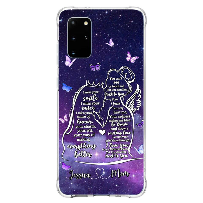 Custom Personalized Memorial Mom Phone Case - Gift Idea For Mom/Daughter - I'm Standing Next To You - Cases For iPhone & Samsung