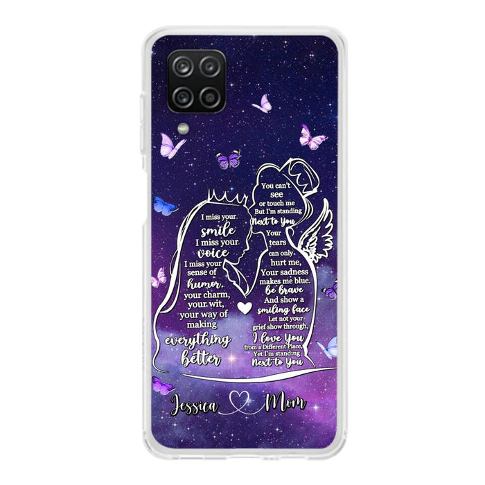 Custom Personalized Memorial Mom Phone Case - Gift Idea For Mom/Daughter - I'm Standing Next To You - Cases For iPhone & Samsung