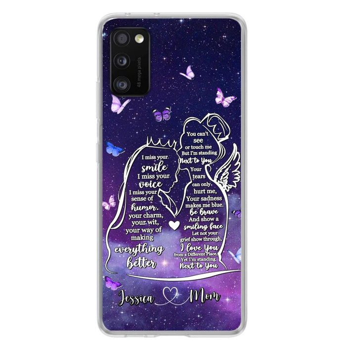 Custom Personalized Memorial Mom Phone Case - Gift Idea For Mom/Daughter - I'm Standing Next To You - Cases For iPhone & Samsung