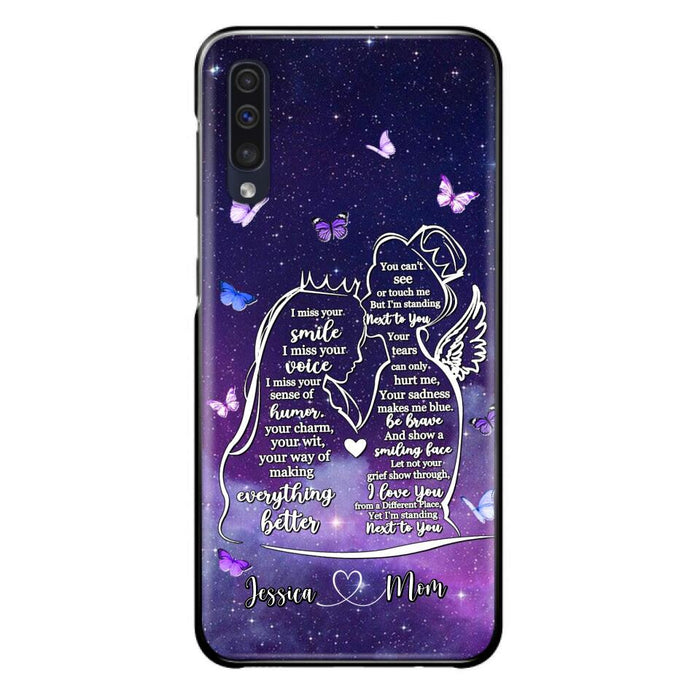 Custom Personalized Memorial Mom Phone Case - Gift Idea For Mom/Daughter - I'm Standing Next To You - Cases For iPhone & Samsung