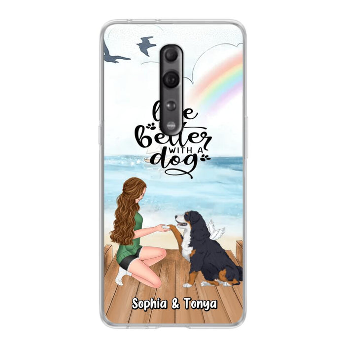 Custom Personalized Dog Mom Phone Case - Gift Idea For Dog Lovers - Life Is Better With A Dog - Case for Xiaomi, Huawei & Oppo