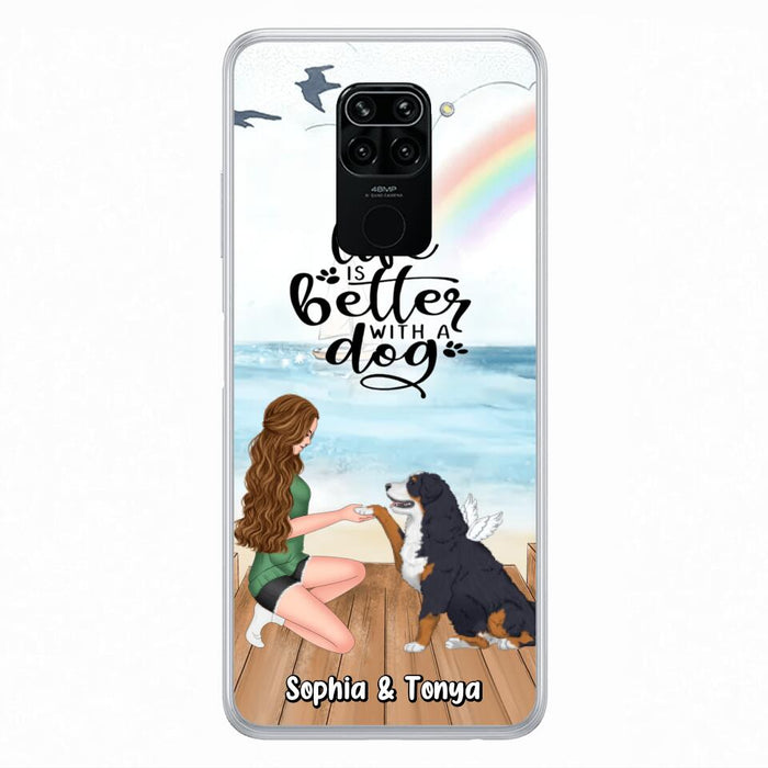 Custom Personalized Dog Mom Phone Case - Gift Idea For Dog Lovers - Life Is Better With A Dog - Case for Xiaomi, Huawei & Oppo