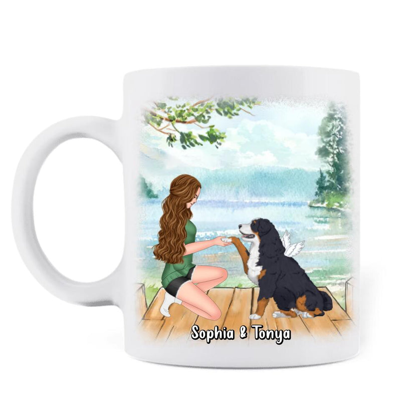 Personalized Dog Mom Mug - Gift Idea For Dog Lovers - Forever In My Heart