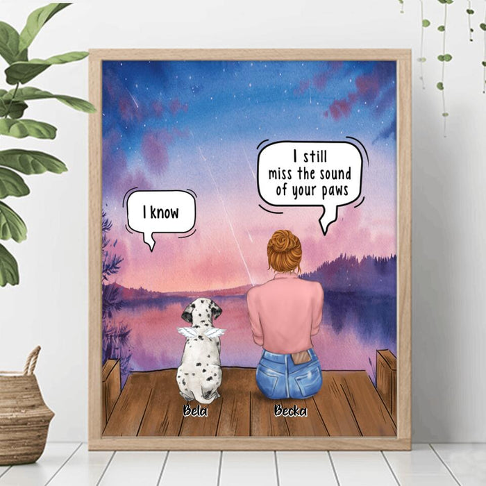 Custom Personalized Dog Mom Poster - Upto 4 Pets - Gift Idea For Pet Lover - FXVV9O