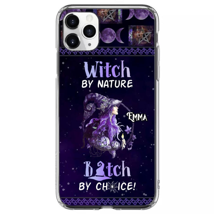 Custom Personalized Witch Phone Case - Halloween Gift Idea For Friends - Case for iPhone & Samsung