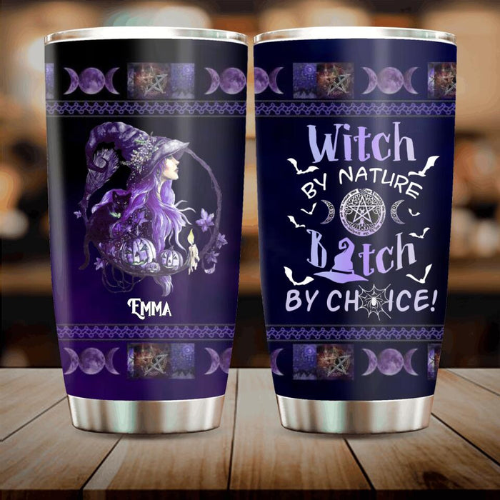 Custom Personalized Witch Tumbler - Halloween Gift Idea For Friends