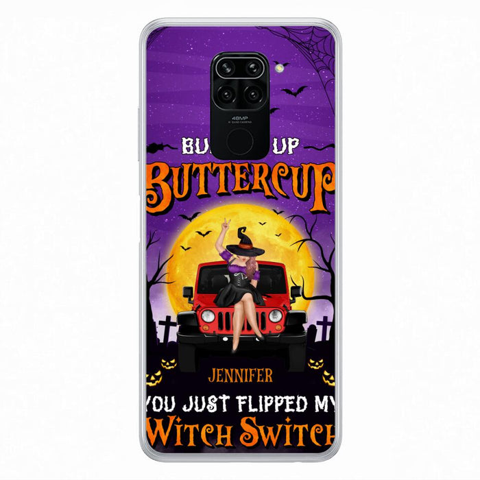 Custom Personalized Off-road Witch Phone Case - Halloween Gift Idea For Friends/Off-road Lovers - Case for Huawei, Xiaomi & Oppo