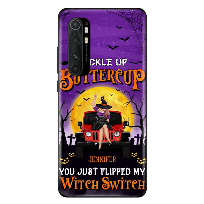 Custom Personalized Off-road Witch Phone Case - Halloween Gift Idea For Friends/Off-road Lovers - Case for Huawei, Xiaomi & Oppo