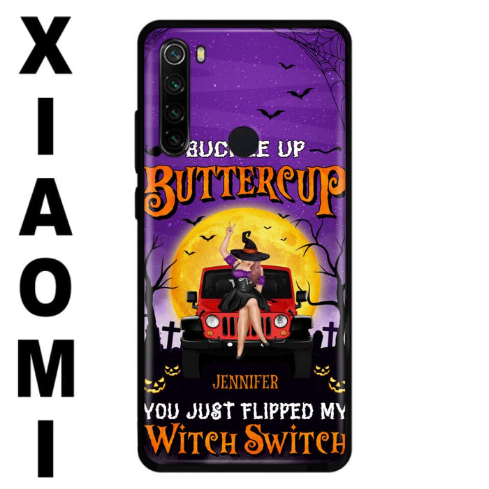 Custom Personalized Off-road Witch Phone Case - Halloween Gift Idea For Friends/Off-road Lovers - Case for Huawei, Xiaomi & Oppo