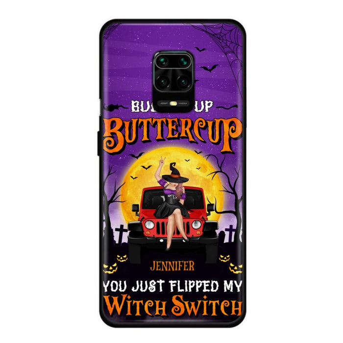 Custom Personalized Off-road Witch Phone Case - Halloween Gift Idea For Friends/Off-road Lovers - Case for Huawei, Xiaomi & Oppo