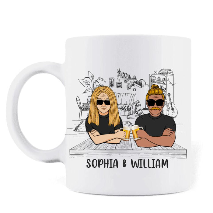 Custom Personalized Funny Couple Coffee Mug - Gift Idea For Couple/ Husband From Wife - I Asked My Husband To Do One Thing