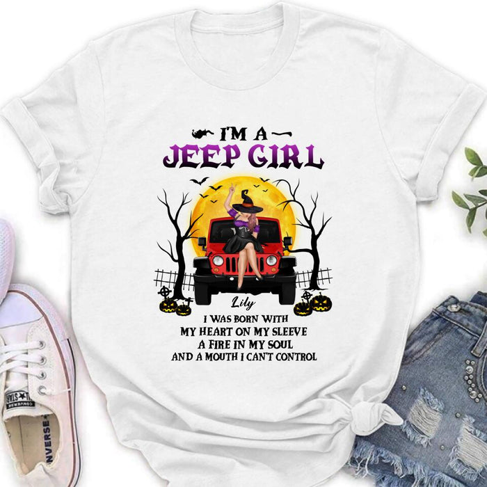 Custom Personalized Off-road Girl Shirt - Halloween Gift Idea For Off-road Lovers