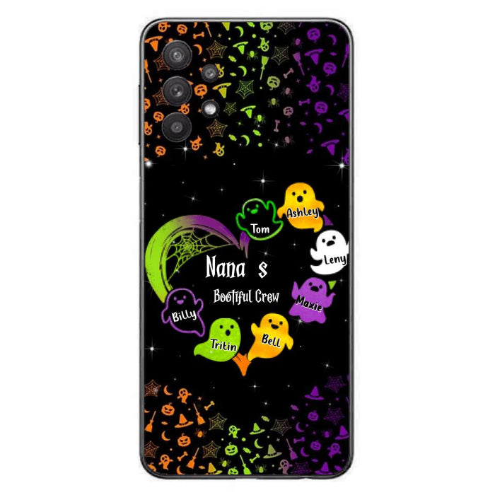 Custom Personalized Nana's Bootiful Crew iPhone/Samsung Case - Halloween gift for Grandma - Up to 7 Grandkids