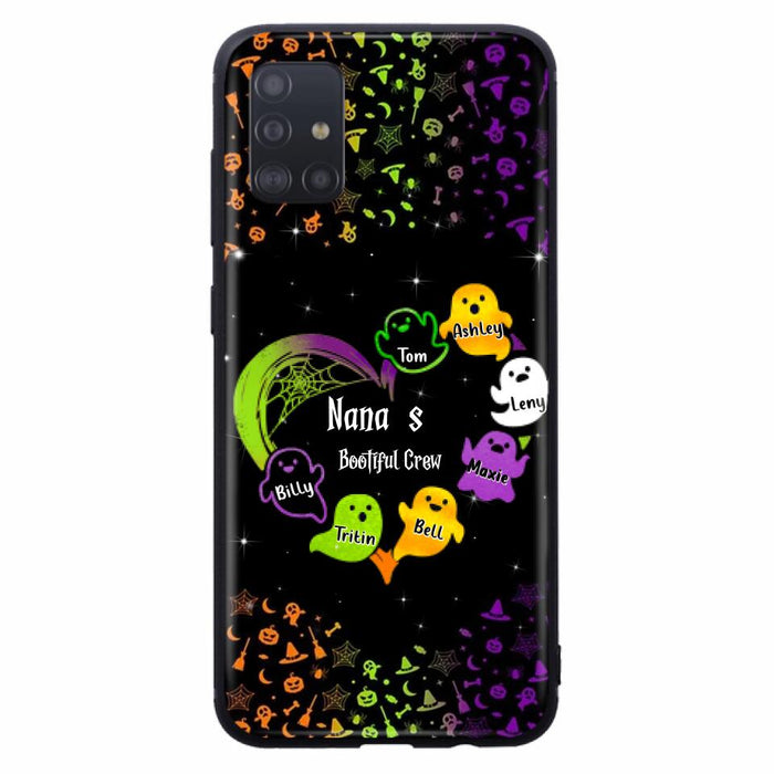 Custom Personalized Nana's Bootiful Crew iPhone/Samsung Case - Halloween gift for Grandma - Up to 7 Grandkids