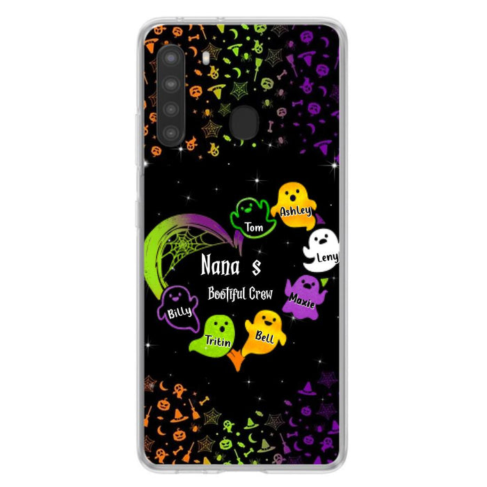 Custom Personalized Nana's Bootiful Crew iPhone/Samsung Case - Halloween gift for Grandma - Up to 7 Grandkids