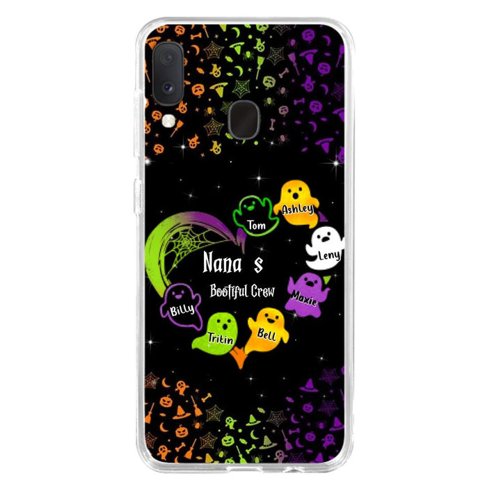 Custom Personalized Nana's Bootiful Crew iPhone/Samsung Case - Halloween gift for Grandma - Up to 7 Grandkids