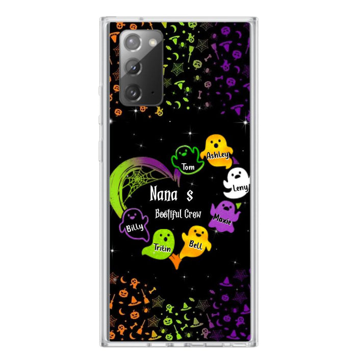 Custom Personalized Nana's Bootiful Crew iPhone/Samsung Case - Halloween gift for Grandma - Up to 7 Grandkids