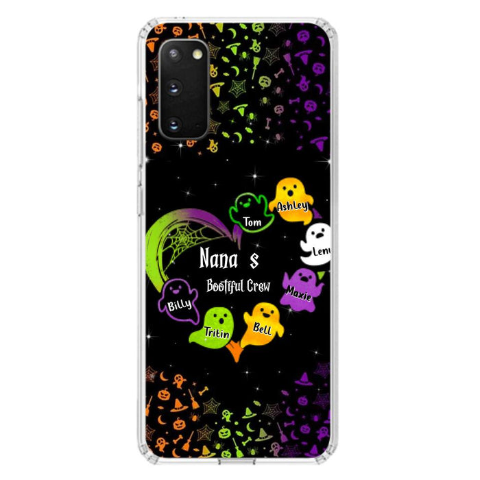 Custom Personalized Nana's Bootiful Crew iPhone/Samsung Case - Halloween gift for Grandma - Up to 7 Grandkids