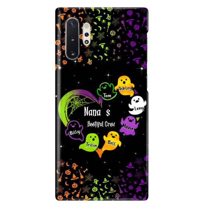 Custom Personalized Nana's Bootiful Crew iPhone/Samsung Case - Halloween gift for Grandma - Up to 7 Grandkids