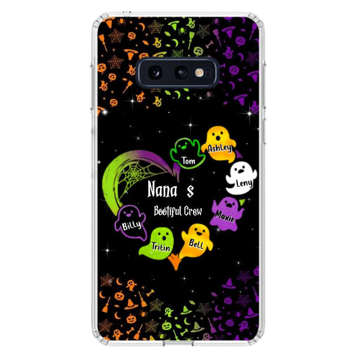 Custom Personalized Nana's Bootiful Crew iPhone/Samsung Case - Halloween gift for Grandma - Up to 7 Grandkids