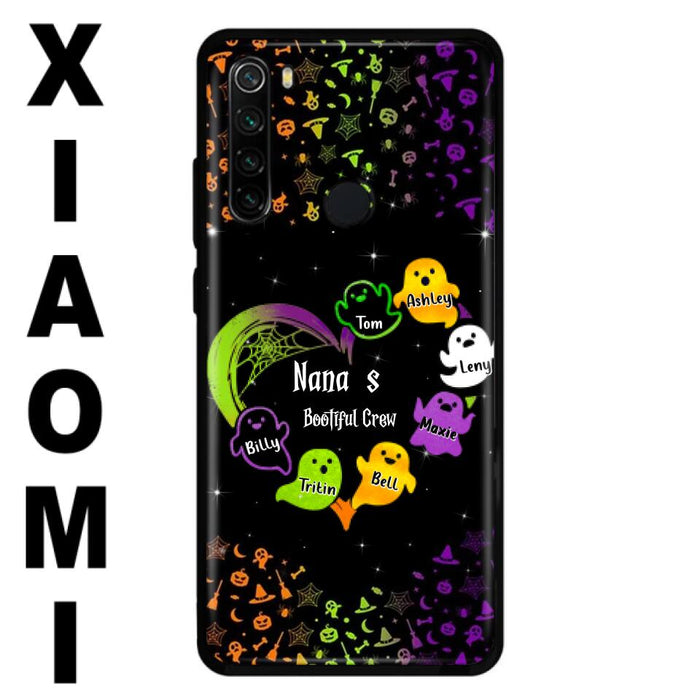 Custom Personalized Nana's Bootiful Crew Xiaomi/Oppo/Huawei Case - Halloween gift for Grandma - Up to 7 Grandkids