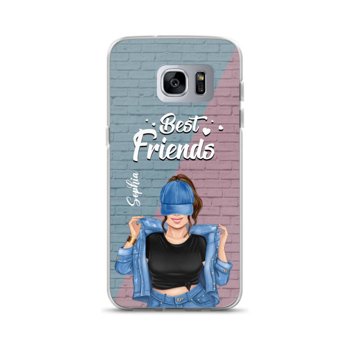 Custom Personalized Besties Phone Case - Gift For Friends/ Besties - Best Friends Forever And Ever - Case For iPhone And Samsung