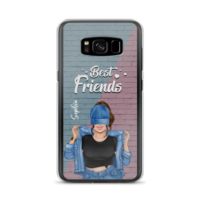 Custom Personalized Besties Phone Case - Gift For Friends/ Besties - Best Friends Forever And Ever - Case For iPhone And Samsung