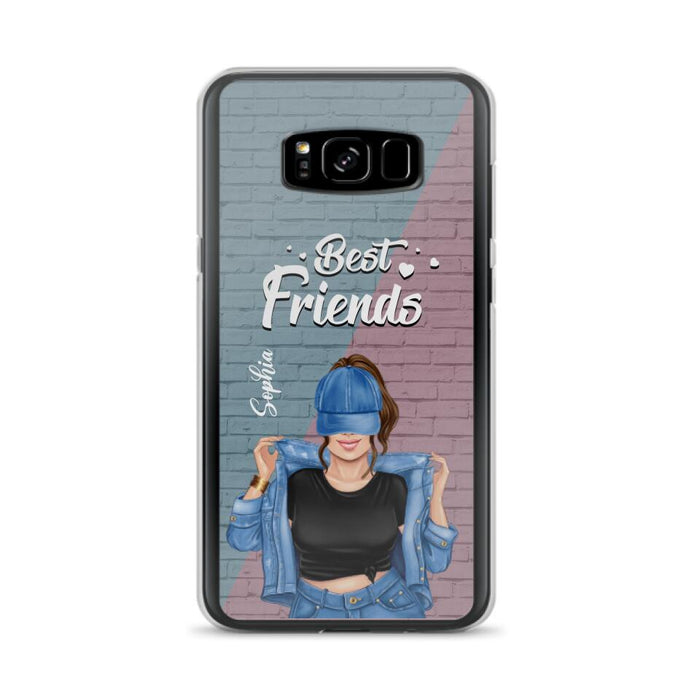 Custom Personalized Besties Phone Case - Gift For Friends/ Besties - Best Friends Forever And Ever - Case For iPhone And Samsung