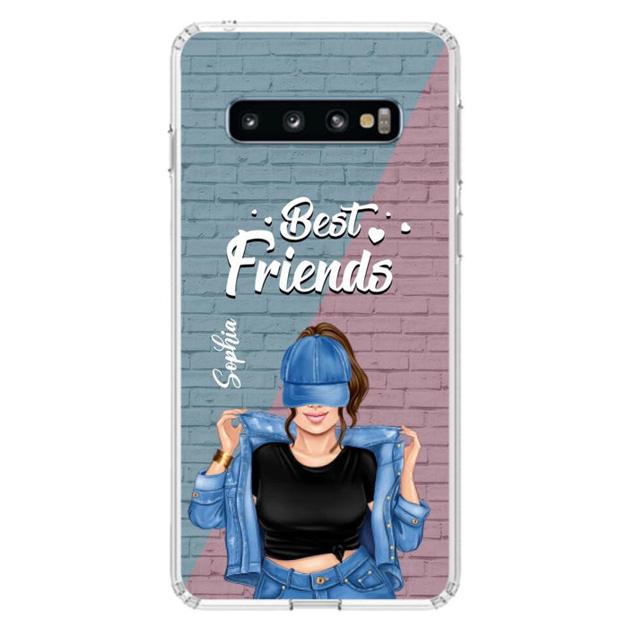 Custom Personalized Besties Phone Case - Gift For Friends/ Besties - Best Friends Forever And Ever - Case For iPhone And Samsung