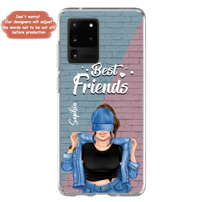 Custom Personalized Besties Phone Case - Gift For Friends/ Besties - Best Friends Forever And Ever - Case For iPhone And Samsung