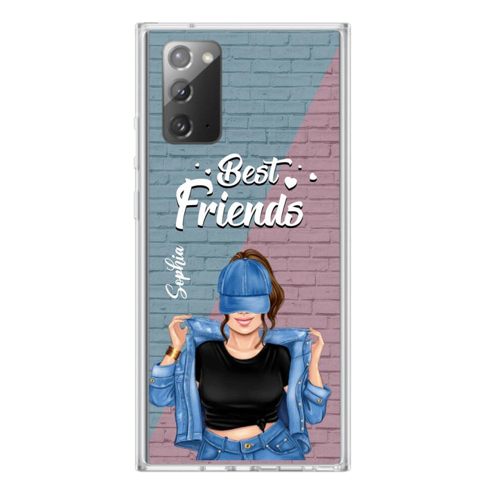 Custom Personalized Besties Phone Case - Gift For Friends/ Besties - Best Friends Forever And Ever - Case For iPhone And Samsung