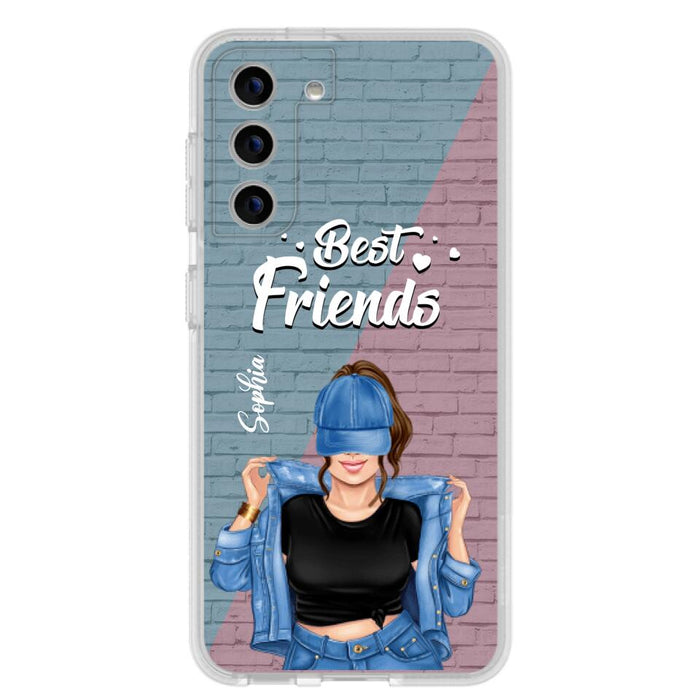 Custom Personalized Besties Phone Case - Gift For Friends/ Besties - Best Friends Forever And Ever - Case For iPhone And Samsung