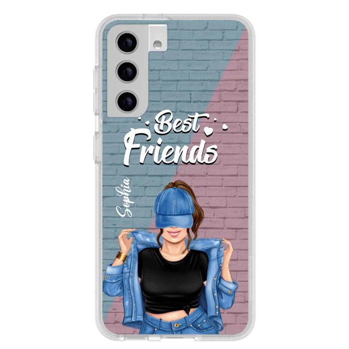 Custom Personalized Besties Phone Case - Gift For Friends/ Besties - Best Friends Forever And Ever - Case For iPhone And Samsung