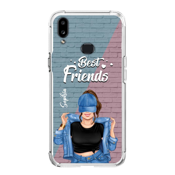 Custom Personalized Besties Phone Case - Gift For Friends/ Besties - Best Friends Forever And Ever - Case For iPhone And Samsung