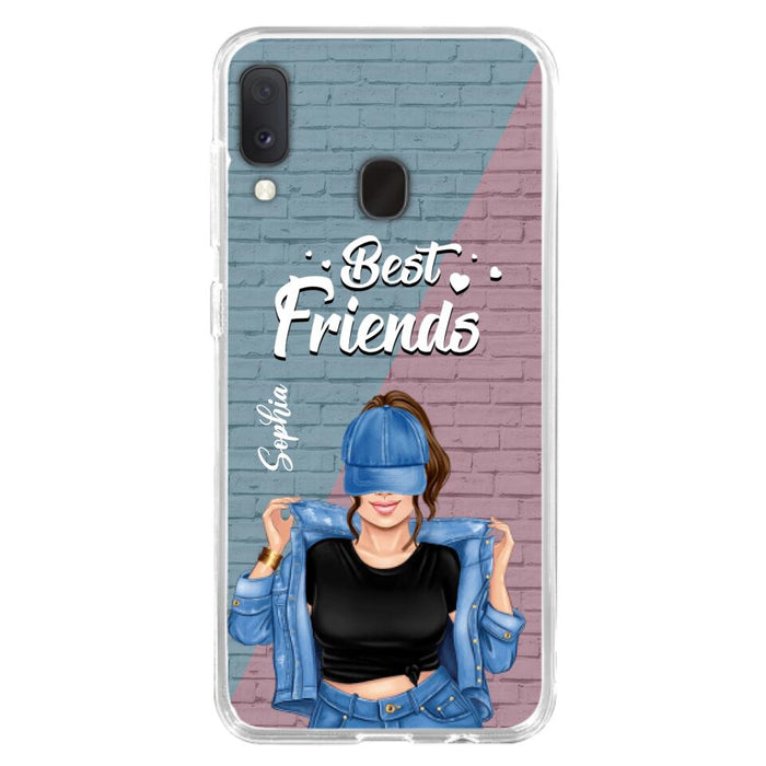 Custom Personalized Besties Phone Case - Gift For Friends/ Besties - Best Friends Forever And Ever - Case For iPhone And Samsung