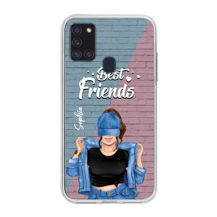 Custom Personalized Besties Phone Case - Gift For Friends/ Besties - Best Friends Forever And Ever - Case For iPhone And Samsung