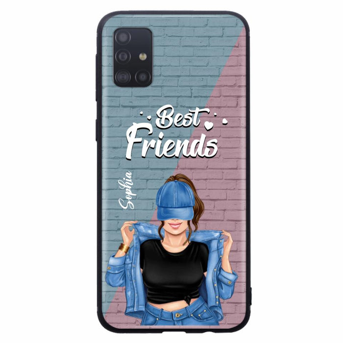 Custom Personalized Besties Phone Case - Gift For Friends/ Besties - Best Friends Forever And Ever - Case For iPhone And Samsung