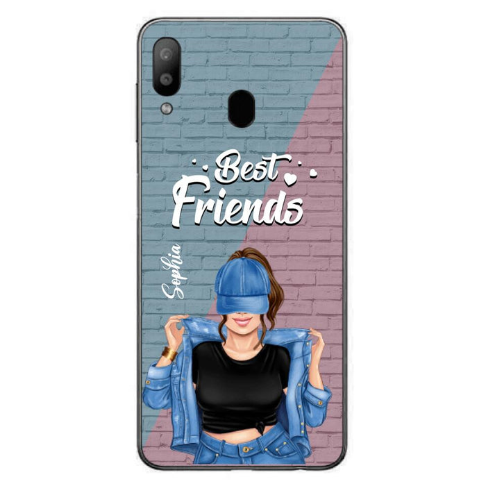 Custom Personalized Besties Phone Case - Gift For Friends/ Besties - Best Friends Forever And Ever - Case For iPhone And Samsung