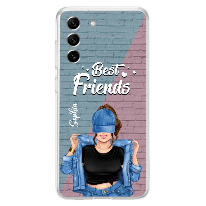 Custom Personalized Besties Phone Case - Gift For Friends/ Besties - Best Friends Forever And Ever - Case For iPhone And Samsung