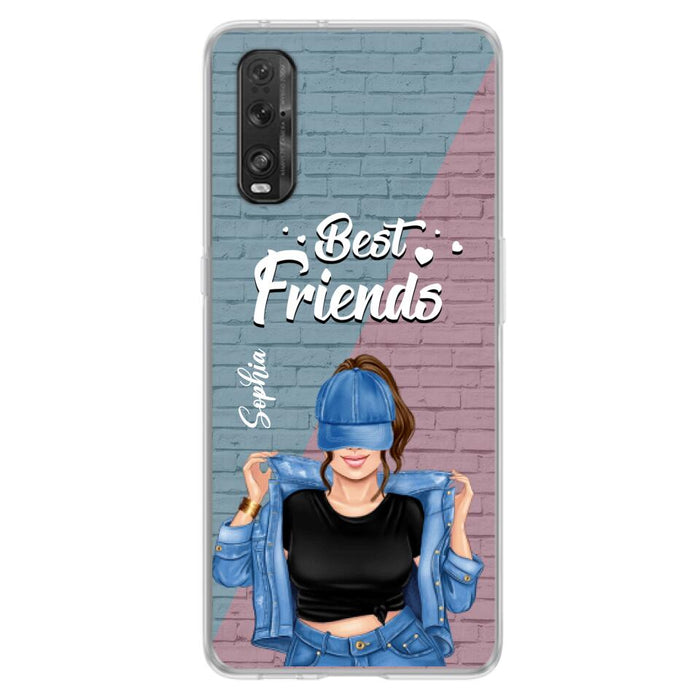 Custom Personalized Besties Phone Case - Gift For Friends/ Besties - Best Friends Forever And Ever - Case For Xiaomi, Oppo And Huawei