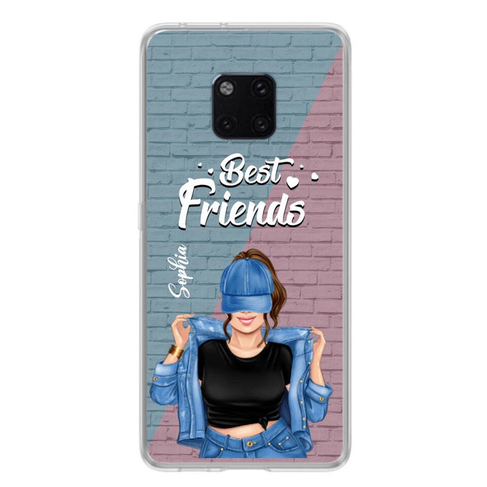 Custom Personalized Besties Phone Case - Gift For Friends/ Besties - Best Friends Forever And Ever - Case For Xiaomi, Oppo And Huawei