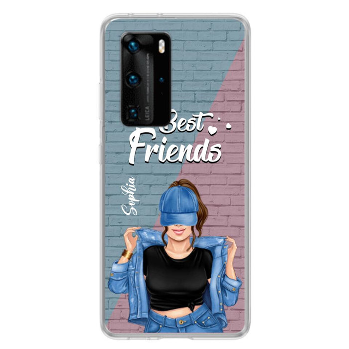 Custom Personalized Besties Phone Case - Gift For Friends/ Besties - Best Friends Forever And Ever - Case For Xiaomi, Oppo And Huawei