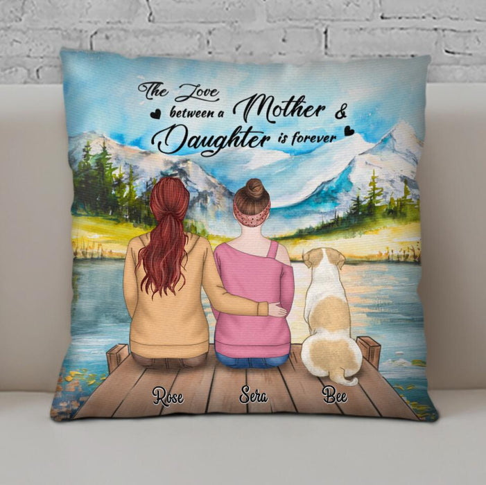 Custom Personalized Mother And Daughter Pillow - Mother And Daughter - Best Gift For Mother's Day - Like Mother Like Daughter -  RDBLQY