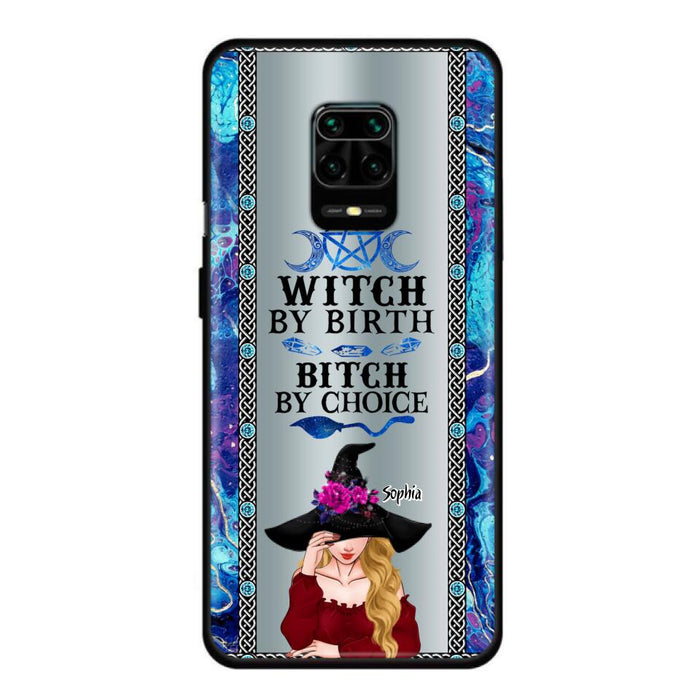 Custom Personalized Witch Phone Case for Xiaomi/ Oppo/ Huawei - Gift Idea For Halloween - Witch By Birth, Bitch By Choice