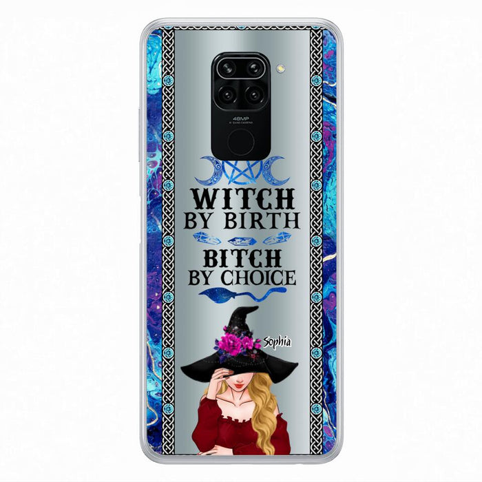 Custom Personalized Witch Phone Case for Xiaomi/ Oppo/ Huawei - Gift Idea For Halloween - Witch By Birth, Bitch By Choice