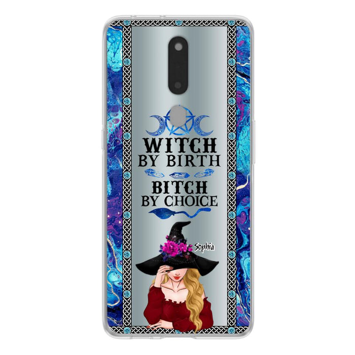 Custom Personalized Witch Phone Case for Xiaomi/ Oppo/ Huawei - Gift Idea For Halloween - Witch By Birth, Bitch By Choice