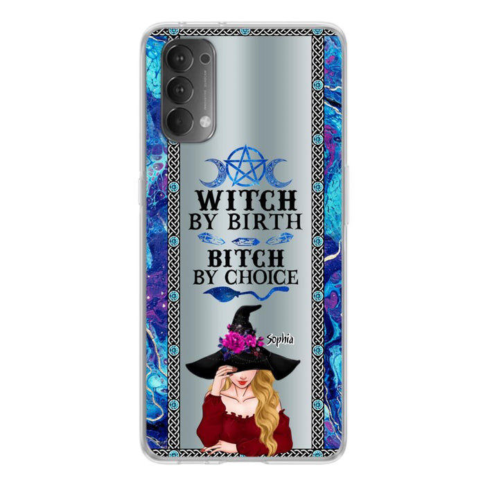 Custom Personalized Witch Phone Case for Xiaomi/ Oppo/ Huawei - Gift Idea For Halloween - Witch By Birth, Bitch By Choice