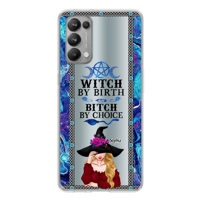 Custom Personalized Witch Phone Case for Xiaomi/ Oppo/ Huawei - Gift Idea For Halloween - Witch By Birth, Bitch By Choice