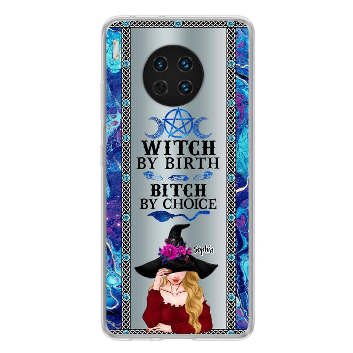 Custom Personalized Witch Phone Case for Xiaomi/ Oppo/ Huawei - Gift Idea For Halloween - Witch By Birth, Bitch By Choice