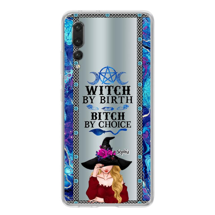 Custom Personalized Witch Phone Case for Xiaomi/ Oppo/ Huawei - Gift Idea For Halloween - Witch By Birth, Bitch By Choice